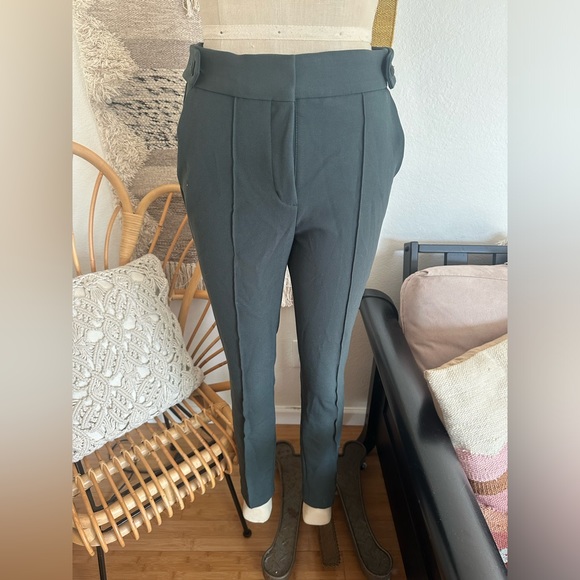 express pants size 4 - green office trousers - Picture 1 of 8